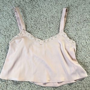 Urban Outfitters UO Leandra Lace Trim Tank Top in size medium